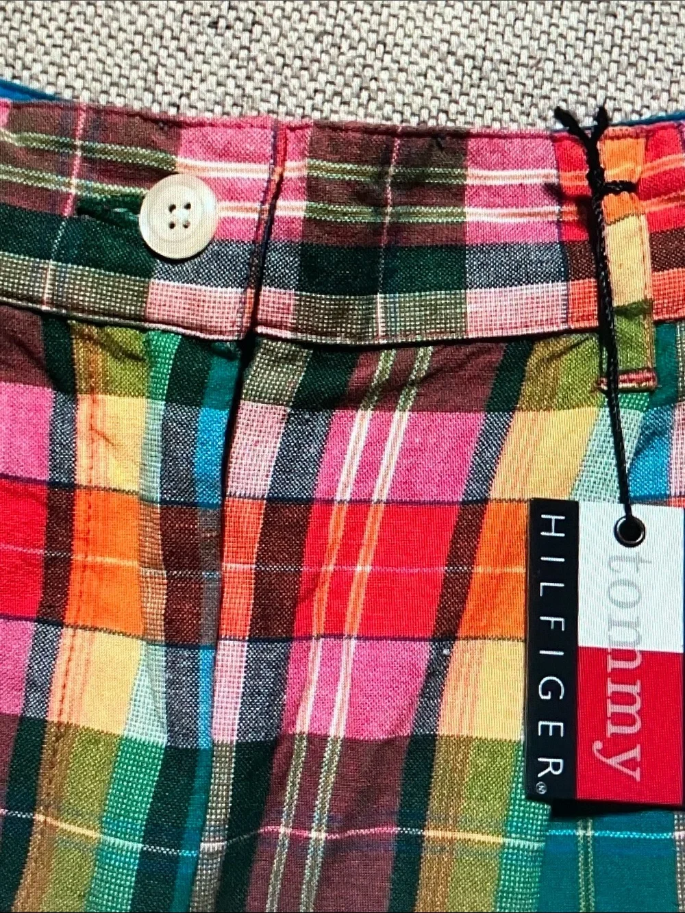 Tommy Hilfiger Multi-Color Plaid Women’s Shorts